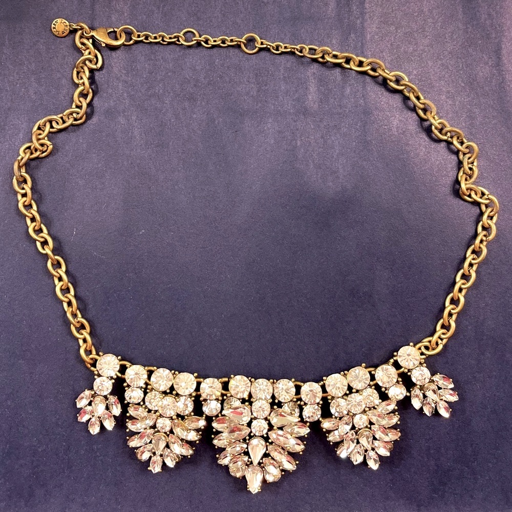 J Crew crystal necklace